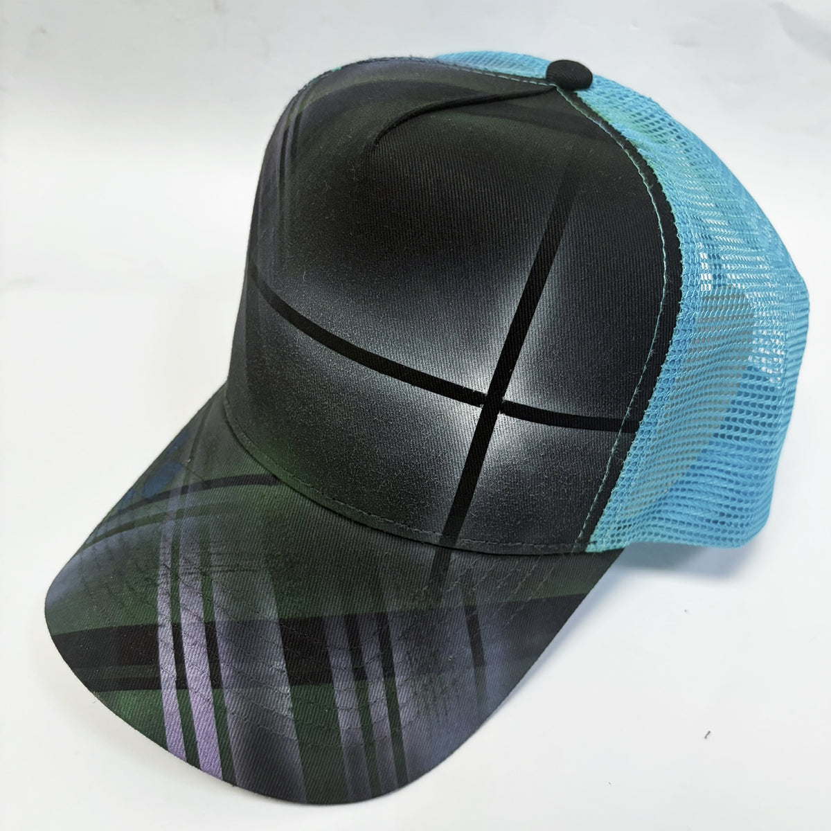 TARTAN AIRBRUSH CAP 2