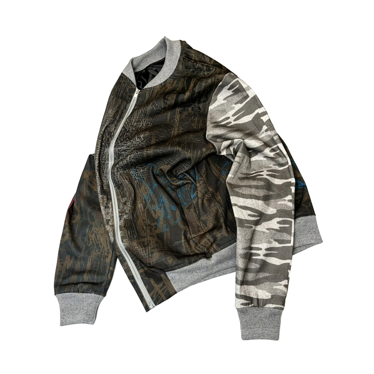 DENIM BOMBER JACKET